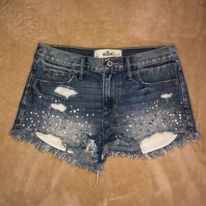 Hollister jean shorts
